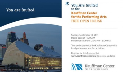 Kauffman Center Open House 